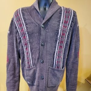 Mens cardigan sweater